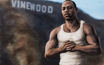 Carl Johnson from Grand Theft Auto: San Andreas, video game, Grand Theft Auto: San Andreas, Grand Theft Auto HD wallpaper