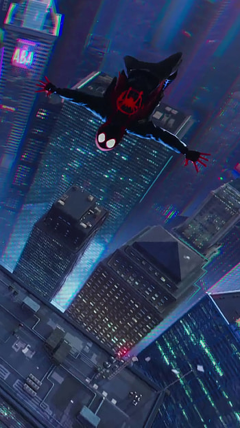 Spider-Man: Into the Spider-Verse – Dynamic Dive, movie, Spider-Man: Into The Spider-Verse HD phone wallpaper