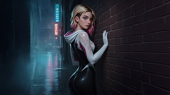 Ghost Spider Balance Of Power, gwen-stacy, superheroes, artwork, digital-art, art HD wallpaper