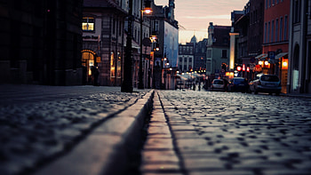 Night city street , , . HD wallpaper