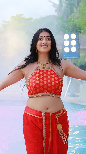Mouryani, telugu actress., navel show HD phone wallpaper