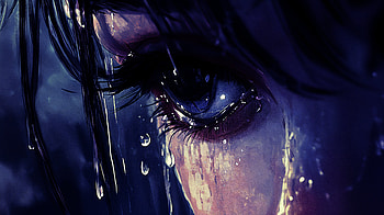 Sadness in Tears: A Ultra, woman, sad, crying, tears, eye HD wallpaper