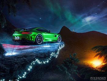 Mercedes AMG GT R, mercedes-amg-gt, mercedes, cars, behance, artist HD wallpaper