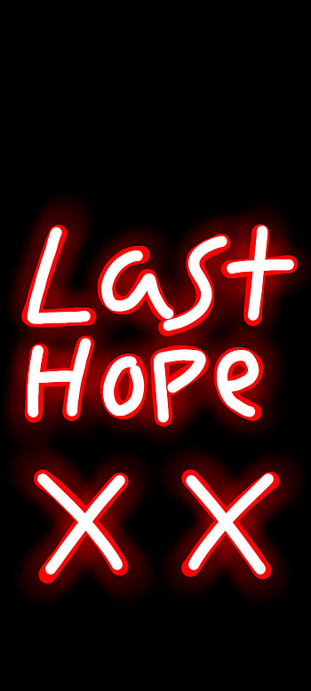 Last Hope Logo, Last Hope, Neon, Dark Teme, LastHope, Red Eyes HD phone wallpaper