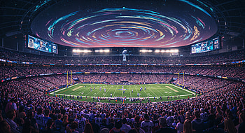 Super Bowl Spectacle: A Stunning Ultra, super bowl, stadium, football, night, crowd HD wallpaper