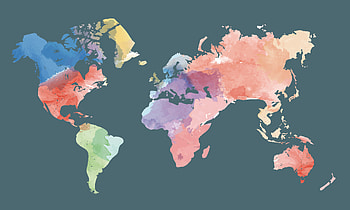 World Map Screen Savers, World Map Aesthetic HD wallpaper