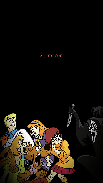 Scooby horror, cartoon HD phone wallpaper