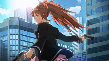 Asuha, Girl, Chigusa, Guns, Anime, Qualidea Code HD wallpaper