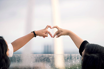 Love, Hands, Heart, Fingers HD wallpaper