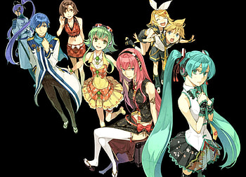 Together, hatsune miku, meiko, kaito, vocaloid, gumi, megurine luka, kagamine rin, kamui gakupo, kagamine len HD wallpaper