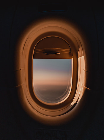 Dark, Miscellanea, Miscellaneous, Window, Porthole, Plane, Airplane, View HD phone wallpaper