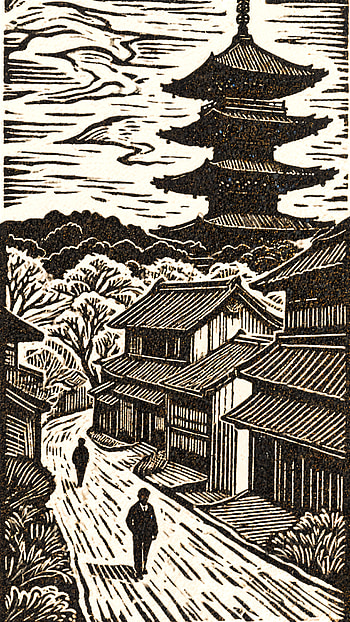 Kyoto Pagoda — | Gion Stroll: Mobile | Quiet Kyoto Night HD phone wallpaper