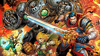 Battle Chasers, Battle Chasers HD wallpaper