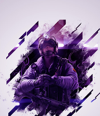Minimal, artwork, soldier, Rainbow 6, video game, 2019 HD phone wallpaper