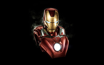 Iron man, dark, artwork HD wallpaper