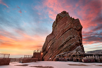 Big Red Rock, Red Rocks Amphitheatre HD wallpaper