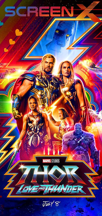 Thor Love and Thunder, magenta, art HD phone wallpaper