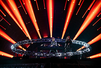 Pia Maria, Norway Lumx feat, Eurovision show, Eurovoix HD wallpaper