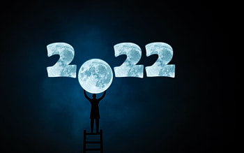 Happy New Year!, night, craciun, moon, luna, 2022, dark, new year, silhouette, christmas HD wallpaper