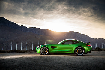 Mercedes-AMG GT R, supercar, side view HD wallpaper