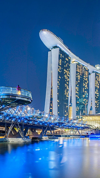 Singapore Travels, , City skyline, Urban graphy HD phone wallpaper