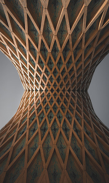 Architecture, Miscellanea, Miscellaneous, Wood, Wooden, Design, Rhombus HD phone wallpaper