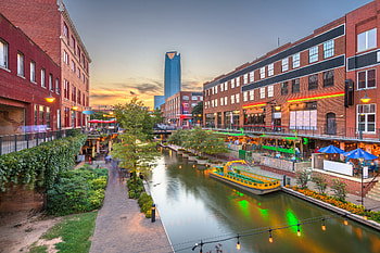 Oklahoma, Bricktown OKC, Downtown Oklahoma City, Restaurants & Shopping HD wallpaper
