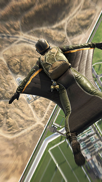 Wingsuit jump, Air Sports HD phone wallpaper