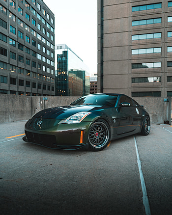 Sports, Nissan, Cars, Car, Nissan 350Z, Sports Car, Side View, Headlight HD phone wallpaper