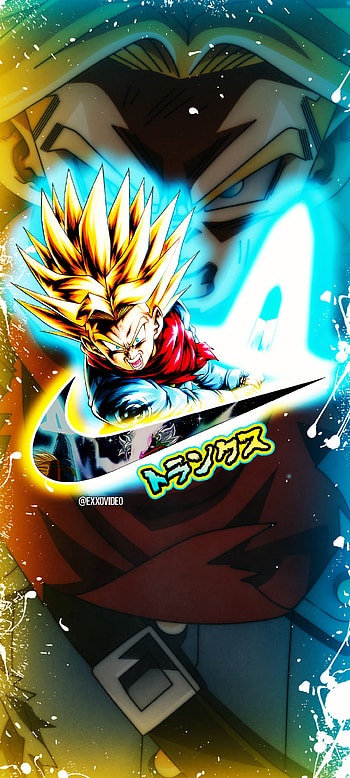Trunks Ikari Nike DBL, TrunksIkari, Anime, DragonBallLegends, Manga HD phone wallpaper