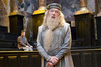 Dumbledore, Michael Gambon, Almost wasn't played HD wallpaper