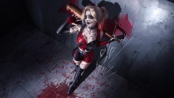 Harley Quinn Queen Of Chaos, harley-quinn, superheroes, artwork HD wallpaper