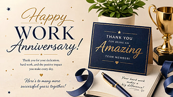 Celebrate Your Work Anniversary —, Greeting Card HD wallpaper