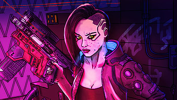 V Character Cyberpunk Girl , cyberpunk-2077, 2021-games, games, artist, artwork, digital-art, artstation HD wallpaper
