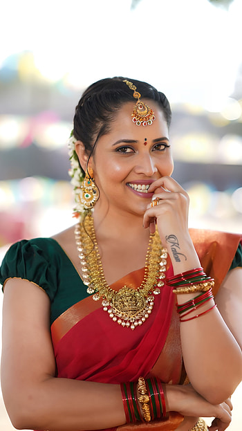 Anusuya Bharadwaj, telugu anchor HD phone wallpaper