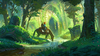 The Legend of Zelda: BOTW, Epic landscapes, Heroic battles, Story-driven adventure HD wallpaper