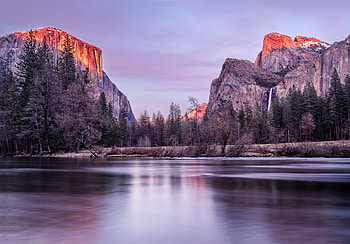 Yosemite Valley Lake, yosemite, nature, rocks, reflections, lake HD wallpaper