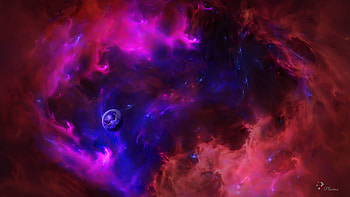 Abstract, Bright, Ball, Colored Smoke, Coloured Smoke HD wallpaper