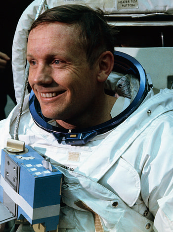 Neil Armstrong, Inspirational figure, Space exploration, Louis Armstrong tribute HD phone wallpaper