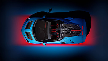 Top-Down Lamborghini Fenomeno —, Vehicle HD wallpaper