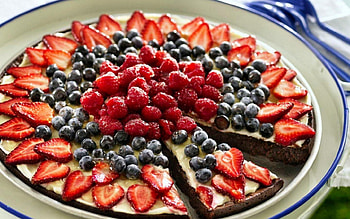 cake, fruits, foods, abstract, cakes HD wallpaper