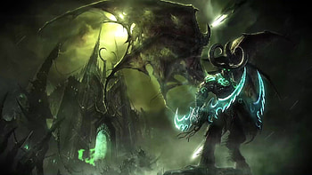 Illidan Stormrage, Demon hunter, World of Warcraft, Fantasy art HD wallpaper