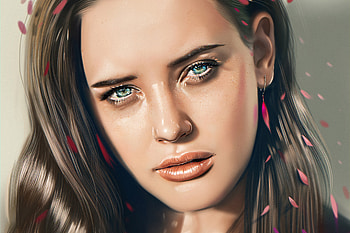 Katherine Langford Fan Art, katherine-langford, celebrities, girls, actress, artwork, behance HD wallpaper