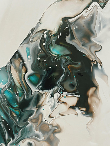 Abstract, Waves, Divorces, Multicolored, Motley, Paint, Liquid HD phone wallpaper