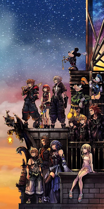 Kingdom Hearts, Mobile , Game characters, Epic adventures HD phone wallpaper