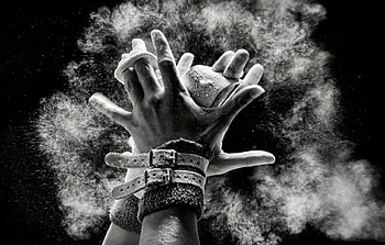 *, hands, graphy, powder, black and white HD wallpaper