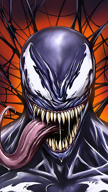 Venom, Cartoon Venom HD phone wallpaper