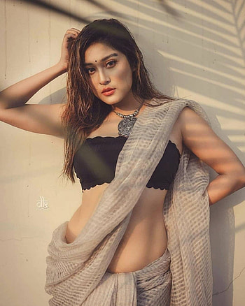 Saree Babe, hair, lip HD phone wallpaper
