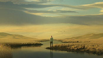 A Moment Of dom, alone, relaxing, artist, artwork, digital-art HD wallpaper