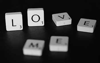 Scrabble creative backgrounds, Letter tiles design, Words come alive, Word game art HD wallpaper